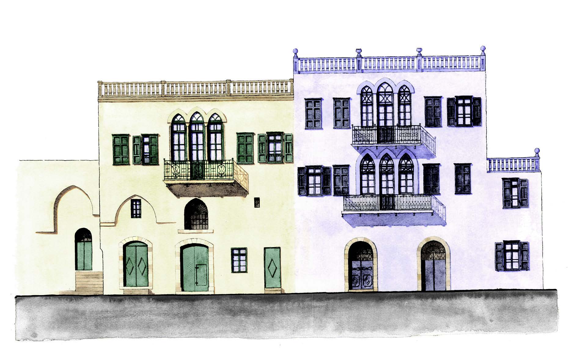 Building Facades Color Pilot, Old Nazareth